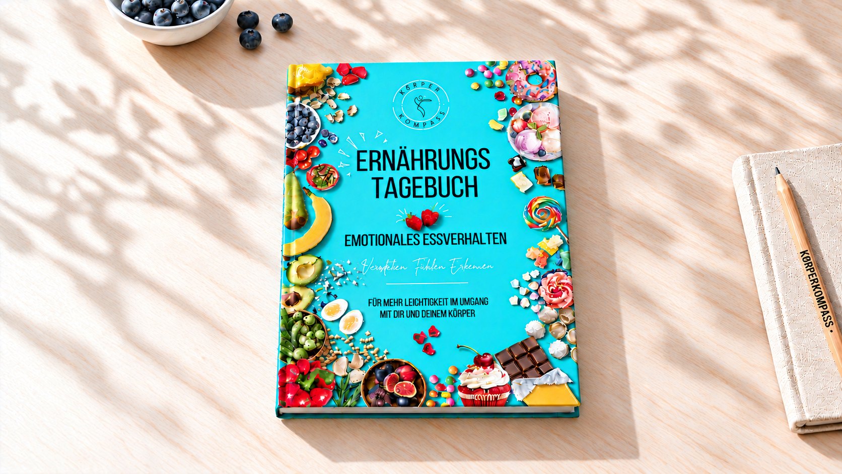 Ernährungstagebuch „Emotionales Essverhalten“ von KØRPERKOMPASS