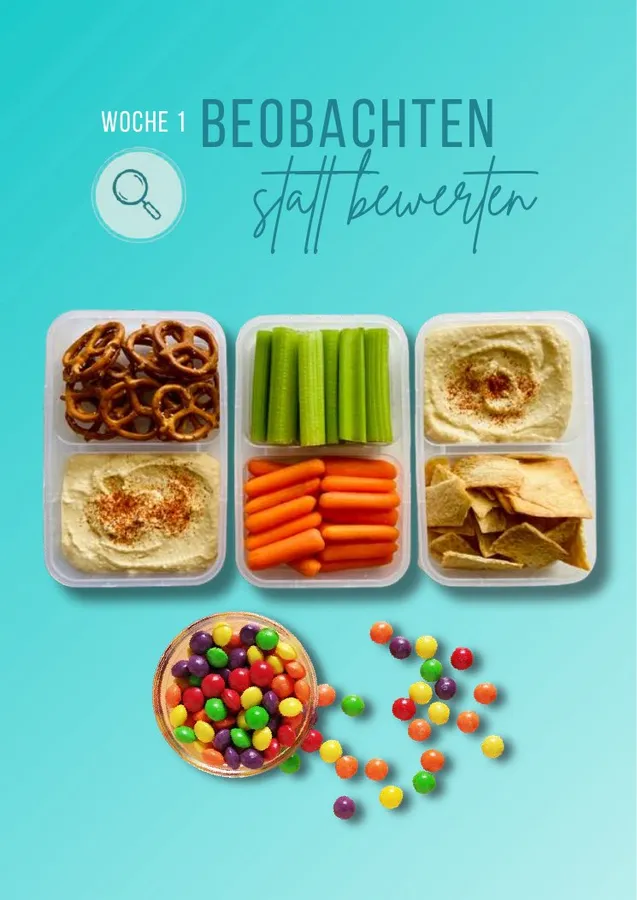 Workbook-Seite: Woche 1, Beobachten statt bewerten