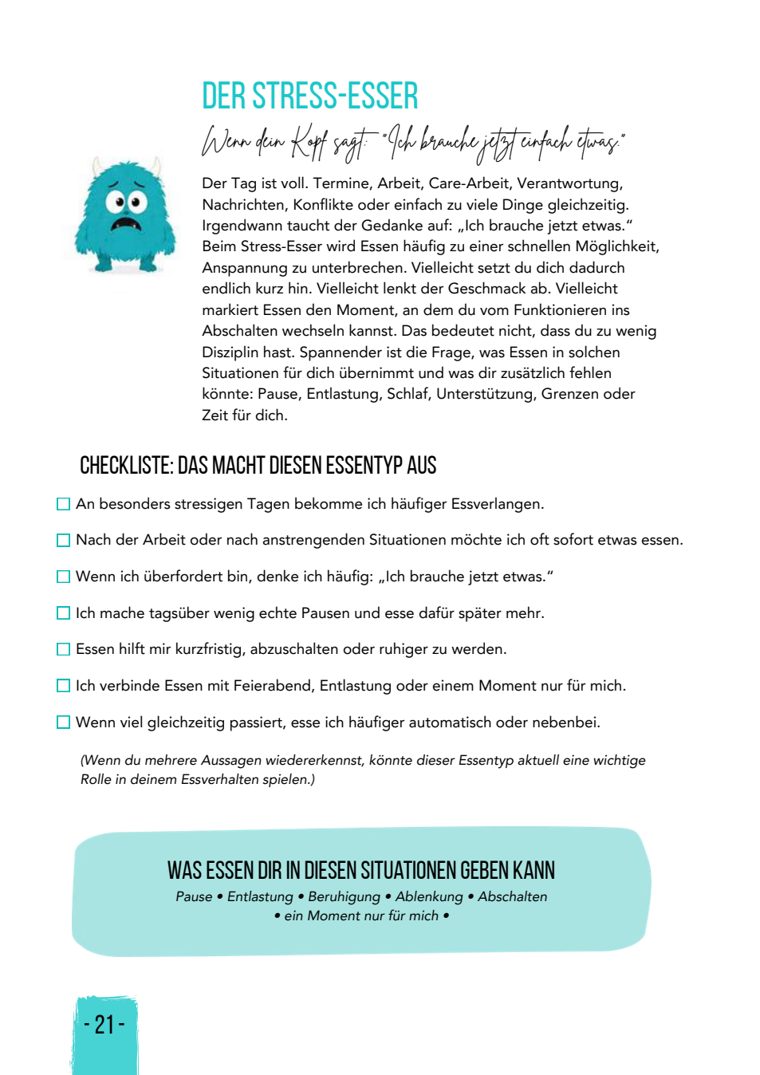 Der Stress-Esser