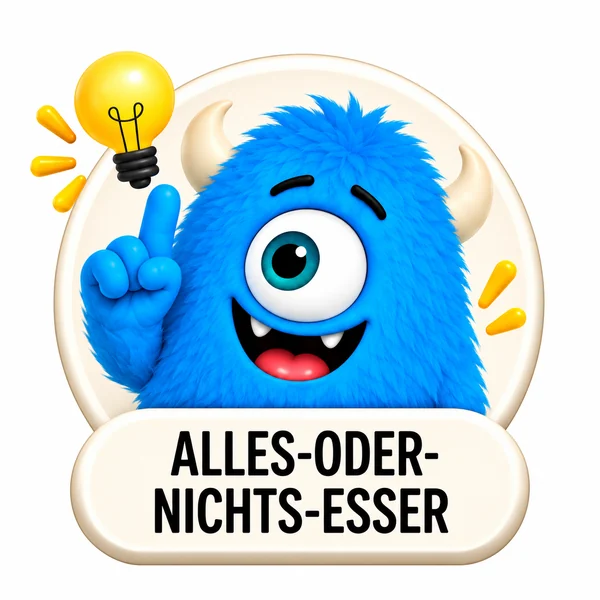 Monster Alles-oder-Nichts-Esser